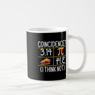Pi Gleich Pie Zufall Ich glaube nicht Pi-Tagesmath Kaffeetasse