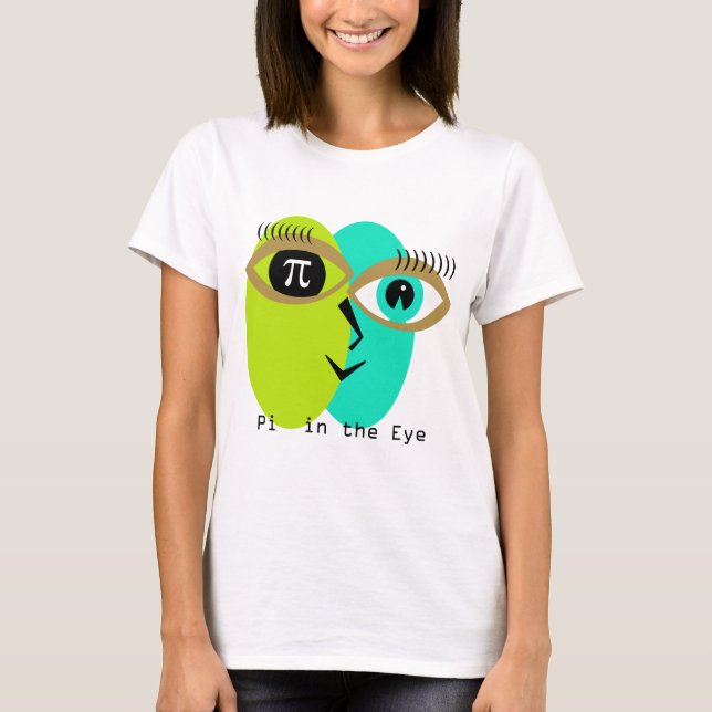Pi im Auge T-Shirt (Vorderseite)