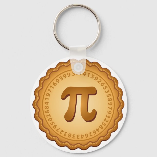 Pi in einem PIE Schlüsselanhänger (Vorderseite)