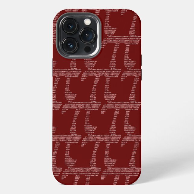 Pi iPhone 13 Pro Max Hülle (Rückseite)