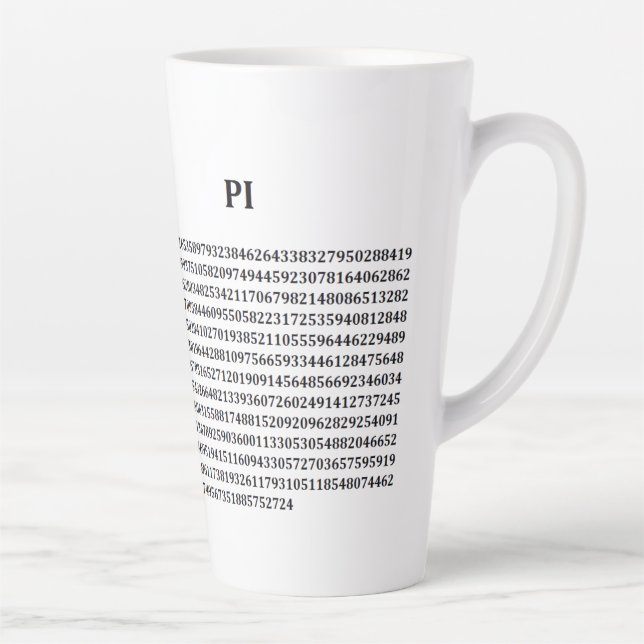 "PI" Latte Tasse (Rechts)