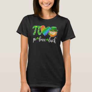 Pi Liebe Luck Math Leprechaun St Patricks D T-Shirt