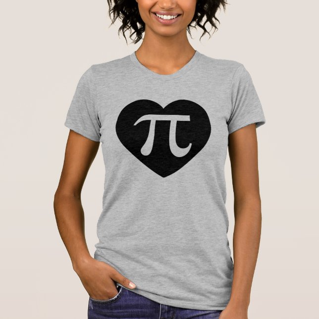 Pi-Liebe T-Shirt (Vorderseite)