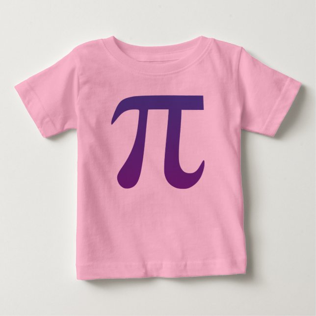 Pi Lila Baby T-shirt (Vorderseite)