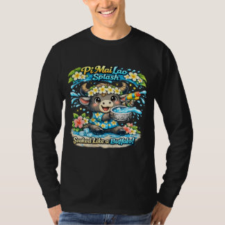Pi Mai Lao Splash Durchnässt wie ein Büffel Lustig T-Shirt