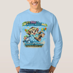 Pi Mai Lao Unruhestifter Lustiges Wasserschlacht-S T-Shirt