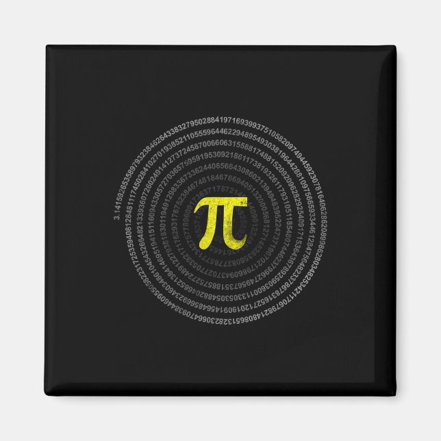 Pi Math Teacher Students Funny International Happy Magnet (Vorne)