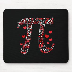 Pi Math Valentine Shirt Mathematiker Valentine D Mousepad