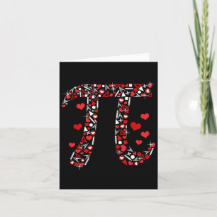 Pi-Mathe-Valentinstag-Shirt Mathe-Lehrer Valentins Karte