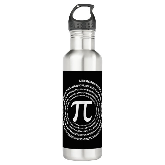 Pi Mathematics Pi Math Edelstahlflasche (Vorderseite)