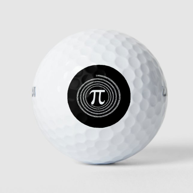 Pi Mathematics Pi Math Golfball (Vorderseite)