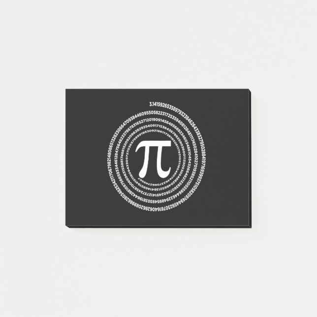 Pi Mathematics Pi Math Post-it Klebezettel (Vorderseite)