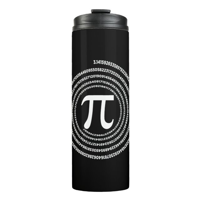 Pi Mathematics Pi Math Thermosbecher (Vorderseite)