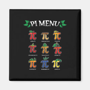 Pi Menü Pi Tag 2025 3.14 Mathe Teacher Pie Menü Ka Magnet