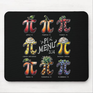 Pi Menü Pi Tag 3.14 Funny Fruit Pie Menü Lehrer Mousepad