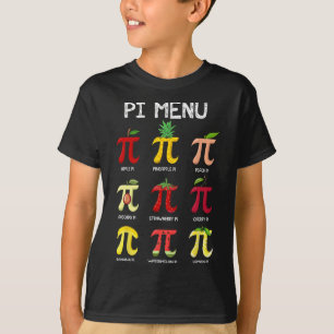 Pi Menü Pie Mathematik Tag Mathematik Lehrer Pi S T-Shirt