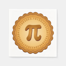 Pi Napkins für die unbarmherzigen Kuchenfresser