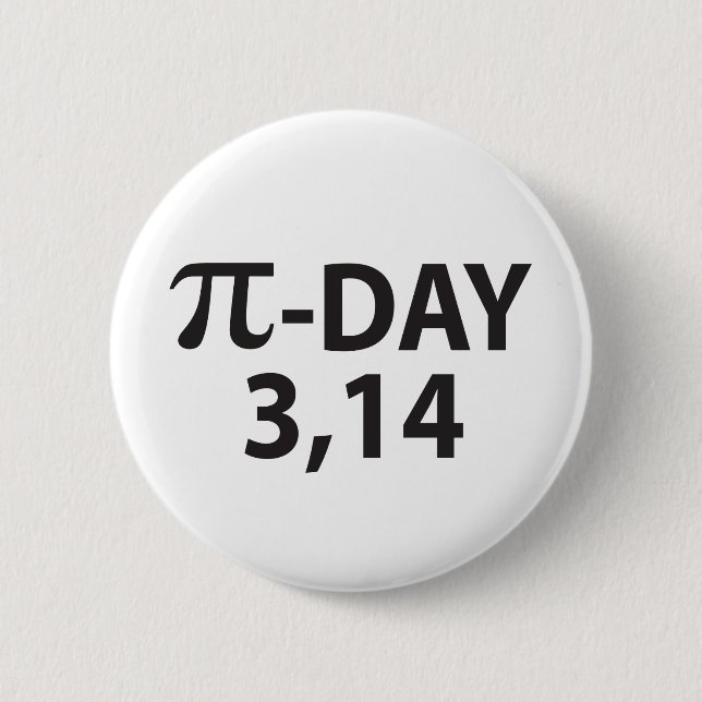 Pi Nummer als Pi-Tag Button (Vorderseite)