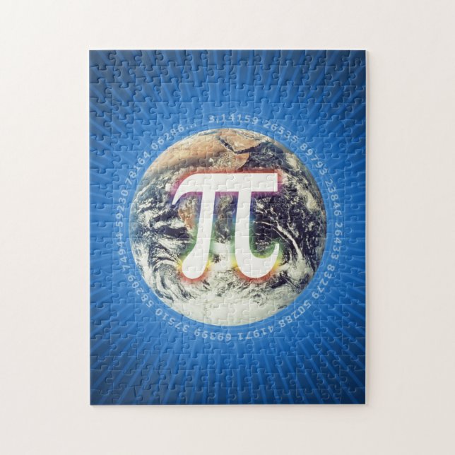Pi Nummer auf Erden | Puzzle (Vertikal)