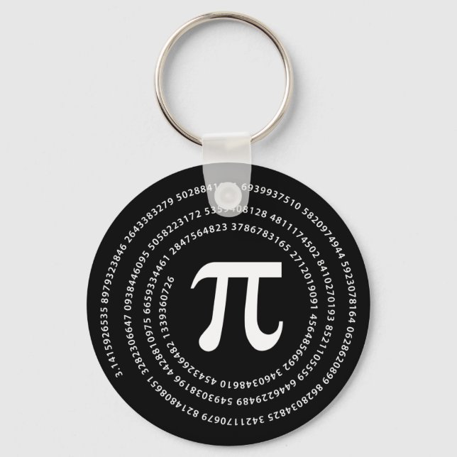 Pi-Nummer-Design Schlüsselanhänger (Vorderseite)