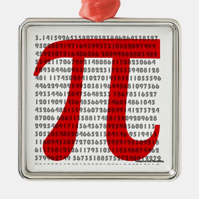 pi ornament aus metall (Vorne)