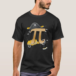 Pi Pirate Hats Hooks Witty for Pi Day Mathe Nerd P T-Shirt
