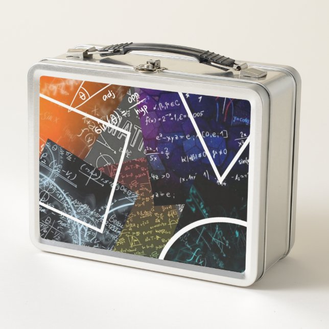 Pi Power: Math Art Metal Lunchbox (Vorderseite)