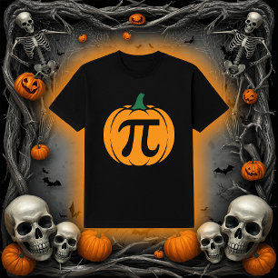 Pi Pumpkin   Funny Mah Halloween T-Shirt