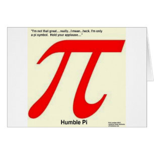 Pi R Carré Humble Drôle