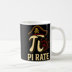 Pi Rate Lustiger Mathe-Pirat Pi-Tag 3.14 Lehrer  Kaffeetasse