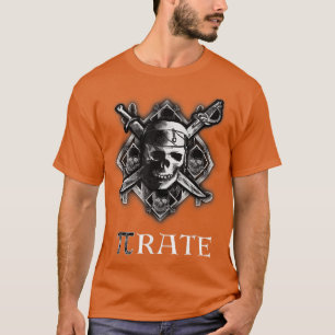 PI Rate Pirate Funny Cool Math Geek Nerd Geschenk T-Shirt