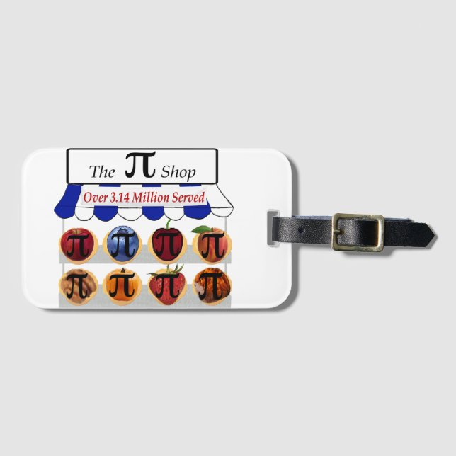 Pi Shop Gepäckanhänger (Vorderseite (Horizontal))