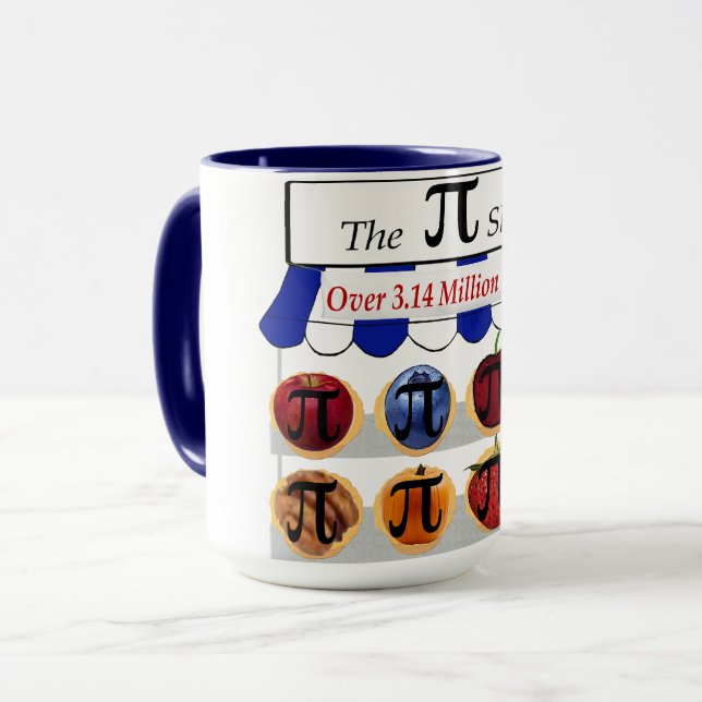 Pi Shop Tasse (Vorderseite Links)