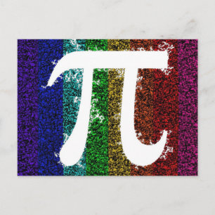 Pi Sign Electric Postkarte