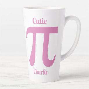 Pi / Süsse Pi benutzerdefinierter Text Milchtasse