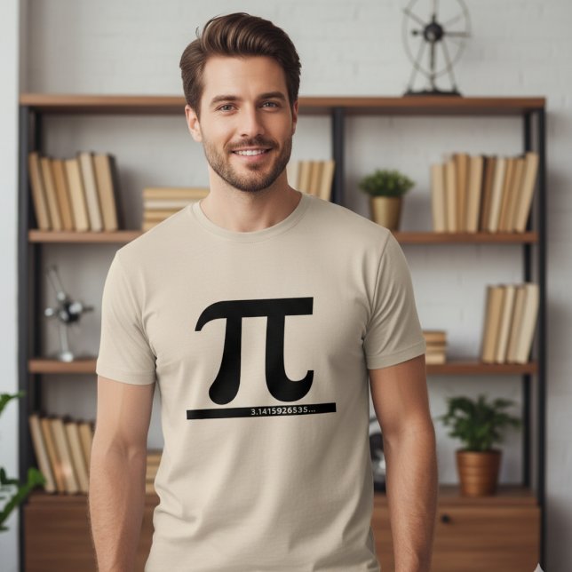 Pi Symbol 3.14 Infinite Decimal Math T-Shirt (Créateur téléchargé)