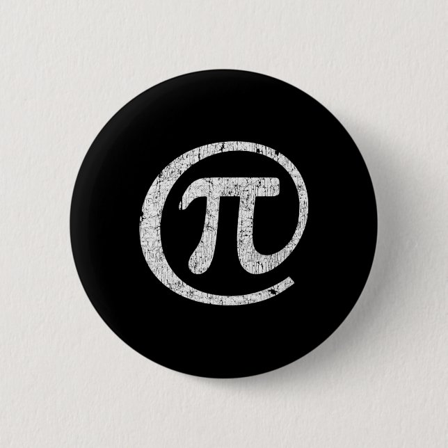 Pi Symbol @ Math Geek Pi Day Button (Vorderseite)