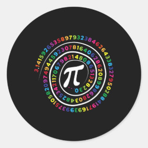 Pi Symbol Math Lehrer Pi Day Runder Aufkleber