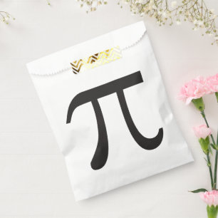 Pi Symbol Math Themed Party liefert Gefälligkeits Geschenktütchen