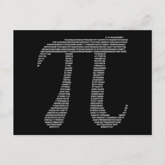 Pi Symbol Postkarte