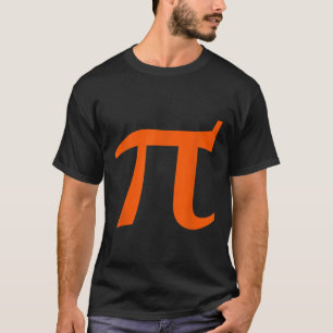 Pi Symbol Shirt orange pi Tag Mathematiklehrer