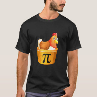 Pi-Tag 2020 Hühnchen Topf Pi-Tag Torte Mathe-Geek T-Shirt