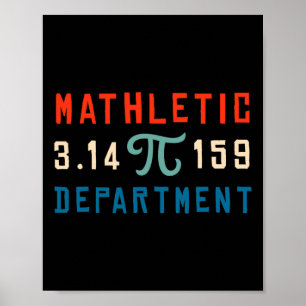Pi Tag 2025 Mathematik Mathletic Depar Poster