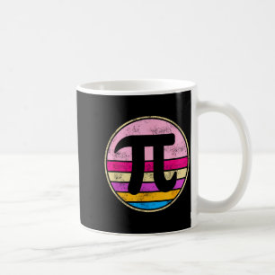 Pi-Tag 2026 Mathe-Liebhaber Mathematik Retro Vinta Kaffeetasse