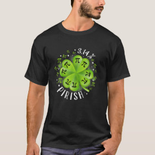 Pi Tag 3,14% Pirish Funny St Patricks Math Geek T-Shirt