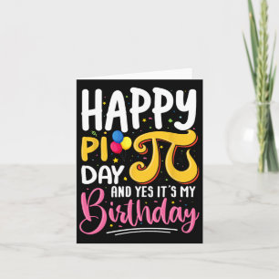 Pi Tag Geburtstag Math Lover Happy Pi Day Ja Es is Karte