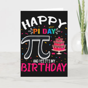Pi-Tag Geburtstag Mathe Liebhaber Frohen Pi-Tag Ja Karte