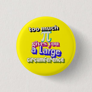 Pi Witz, Mathe Pun, Funny Mathe Button, Lehrer Abz Button