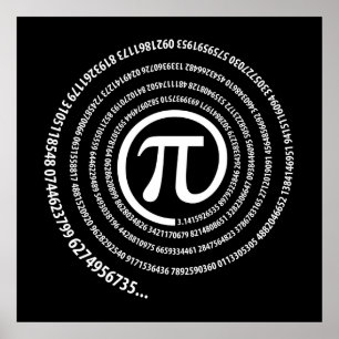 Pi-Zeichen, Spiral-Version Poster
