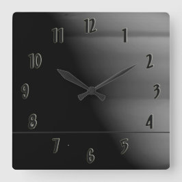 PIA8331 QUADRATISCHE WANDUHR